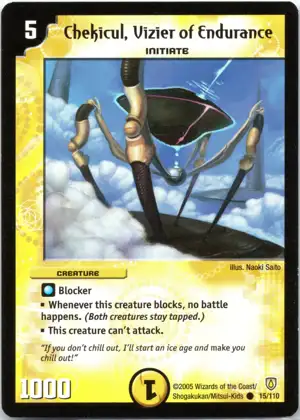 Chekicul, Vizier of Endurance