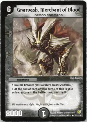 Gnarvash, Merchant of Blood