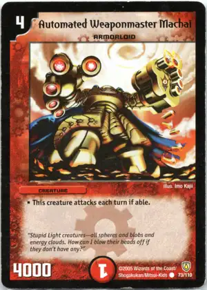 Automated Weaponmaster Machai